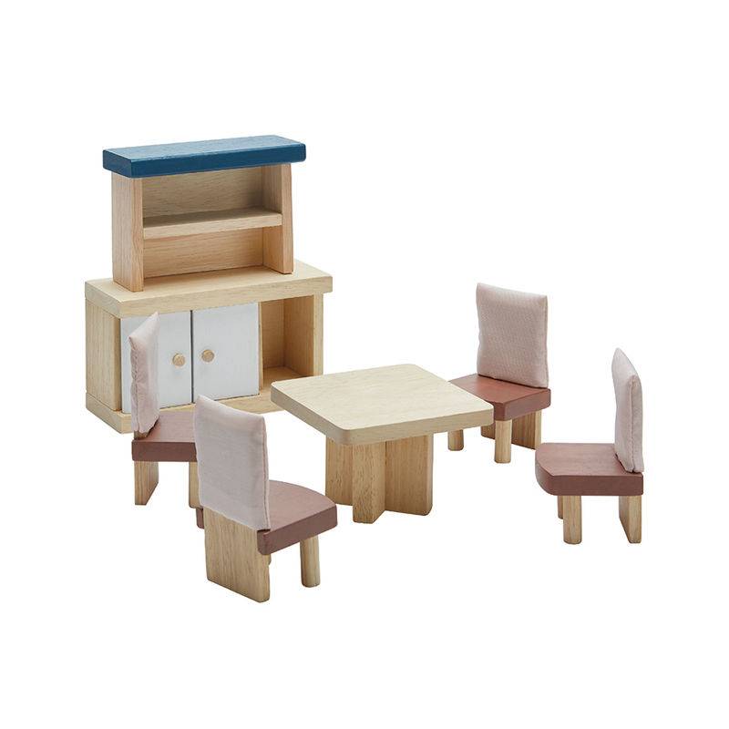 Puppenhaus-Möbel ESSZIMMER ORCHARD 6-teilig aus Holz von Plan Toys