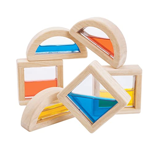 PlanToys Wasserblöcke - 6 Blöcken, 3 Wasserfarben - Holzspielzeug Farbtheorie - Spielzeug ab 3 Jahre - hergestellt aus chemikalienfreiem Gummibaumholz PlanToys Wasserblöcke - 6 Blöcken, 3 Wasserfarben - Holzspielzeug Farbtheorie - Spielzeug ab 3 Jahre - hergestellt aus chemikalienfreiem Gummibaumholz von PlanToys