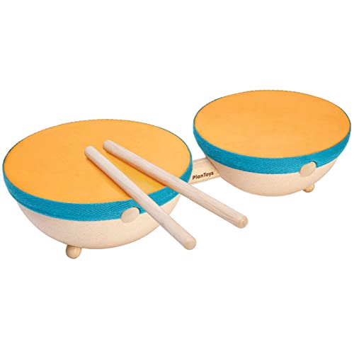 PlanToys 6425 Doppeltrommel, Mehrfarbig PlanToys 6425 Doppeltrommel, Mehrfarbig von PlanToys