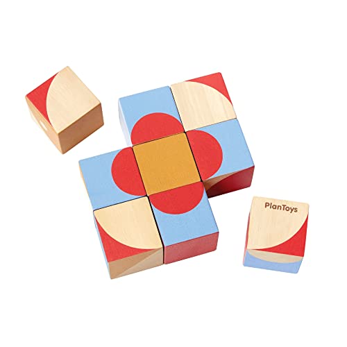 PlanToys Geo-Muster Würfel (4648) von PlanToys