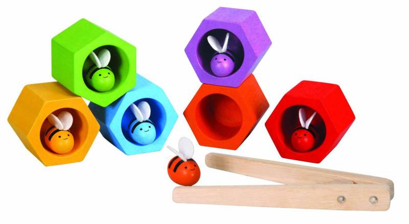 PlanToys Geschicklichkeitsspiel Bienenwaben - von PlanToys