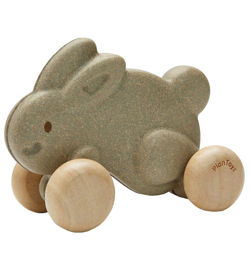 PlanToys Kanin m. Räder - Holz - Grau - PlanToys - One Size - Spielzeug PlanToys Kanin m. Räder - Holz - Grau - PlanToys - One Size - Spielzeug von PlanToys