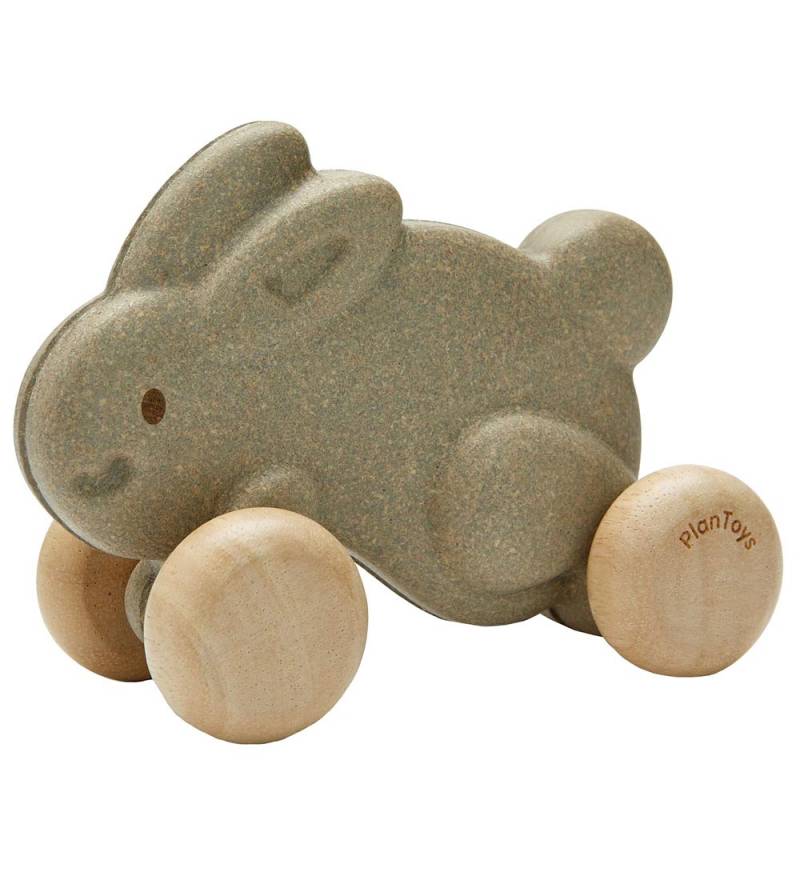 PlanToys Kanin m. Räder - Holz - Grau - PlanToys - One Size - Spielzeug PlanToys Kanin m. Räder - Holz - Grau - PlanToys - One Size - Spielzeug von PlanToys