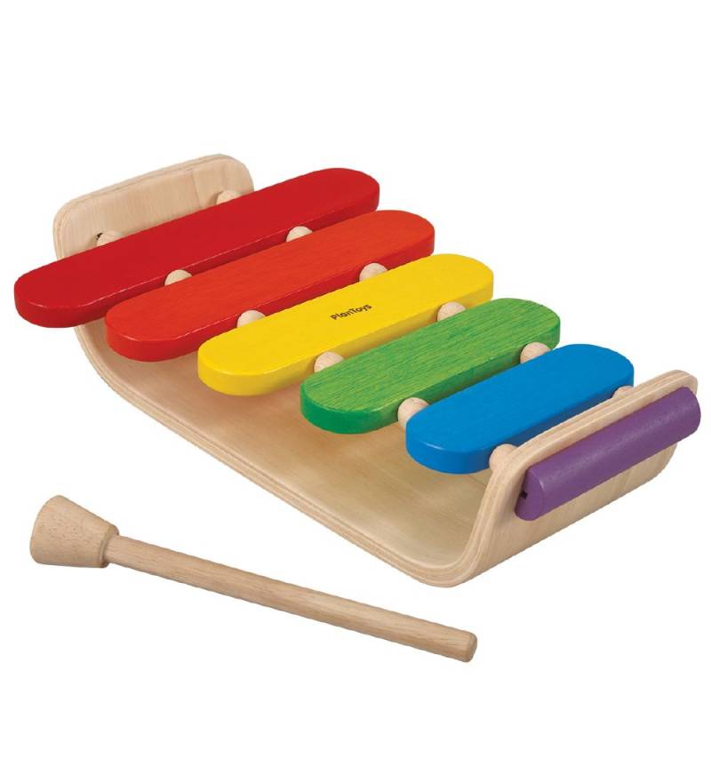 PlanToys Ovales Xylophon - Bunt - PlanToys - One Size - Musikinstrumente PlanToys Ovales Xylophon - Bunt - PlanToys - One Size - Musikinstrumente von PlanToys
