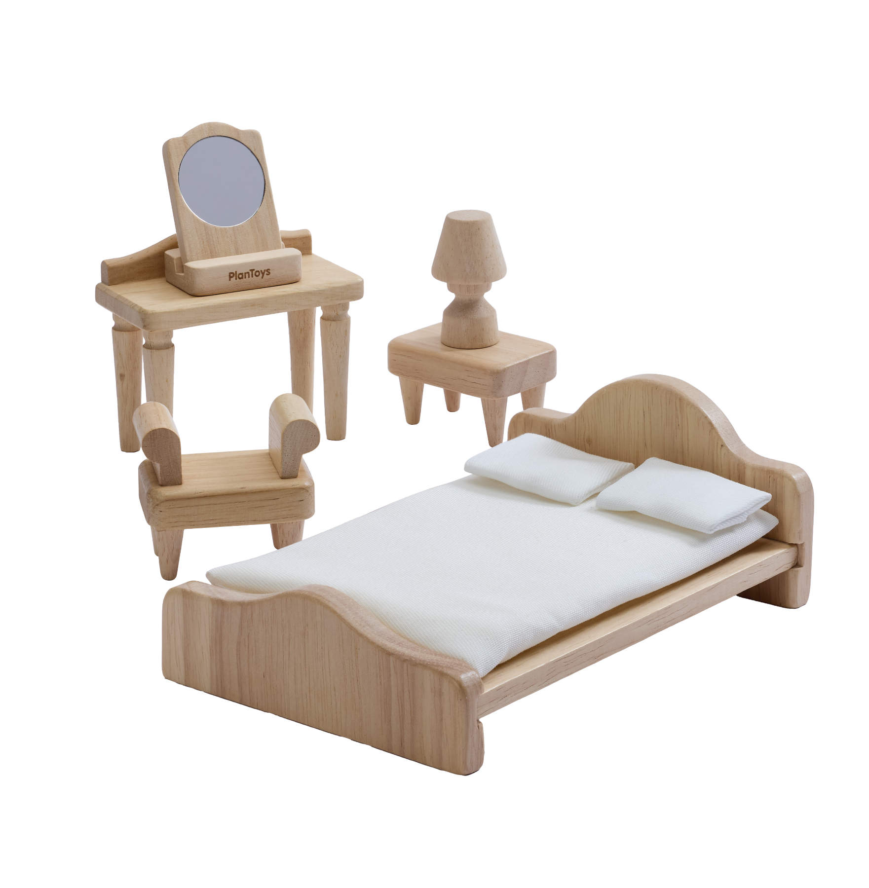 PlanToys - Puppenhaus Schlafzimmer viktorianisch von PlanToys