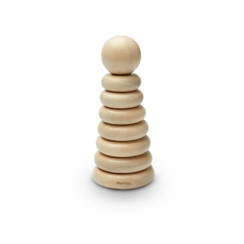 PlanToys Stapelringe - Naturfarben von PlanToys
