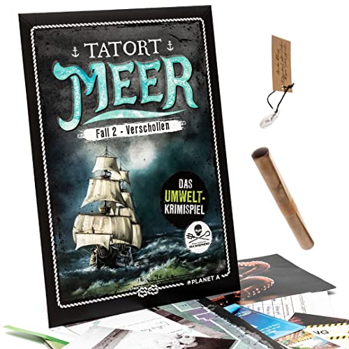 DENKRIESEN - Tatort Meer Verschollen | Premium Boxverpackung | Spannendes Krimispiel für Erwachsene & Jugendliche für 1-6 Personen I Escape Spiel für Zuhause ab 14 Jahren DENKRIESEN - Tatort Meer Verschollen | Premium Boxverpackung | Spannendes Krimispiel für Erwachsene & Jugendliche für 1-6 Personen I Escape Spiel für Zuhause ab 14 Jahren von Planet A