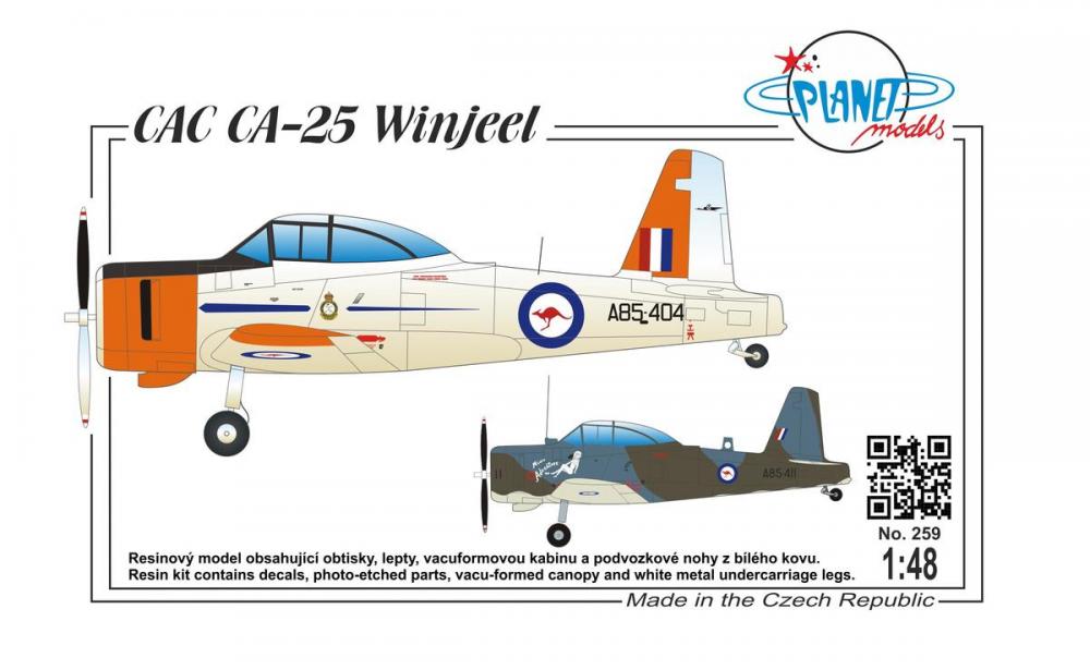 CAC CA-25 Vinjeel von Planet Models