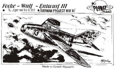 Focke-Wulf TL Jäger mit He S 011 von Planet Models