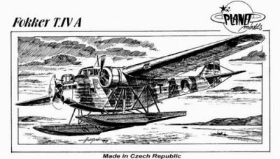 Fokker T Iva Wasserflugzeug von Planet Models