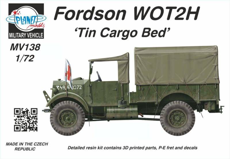 Fordson WOT2H (15CWT) - Tin Cargo Bed von Planet Models