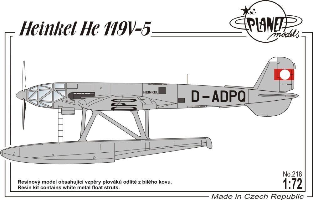 Heinkel He 119 V-5 Float Version Heinkel He 119 V-5 Float Version von Planet Models