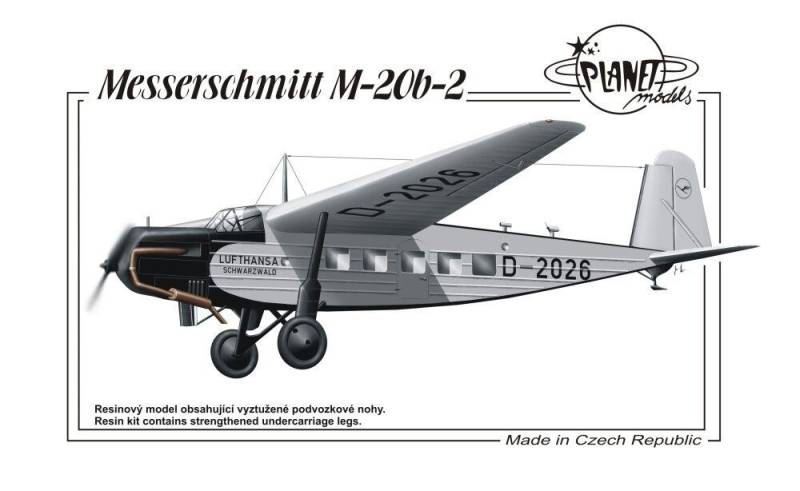 Messerschmitt M-20 b-2 von Planet Models