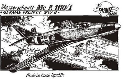 Messerschmitt Me 1110/I, WW II Projekte. von Planet Models