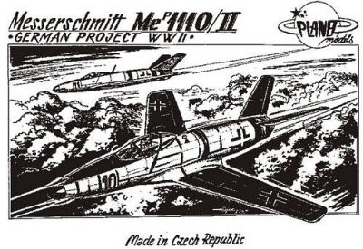 Messerschmitt Me-1110/II WW II Projekte von Planet Models