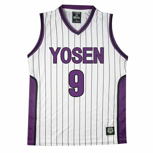 Plantain Anime Kuroko's Basketball Kuroko No Basuke Cosplay Yosen Schuluniform #9 Murasakibara Atsushi Basketball Jersey Sportbekleidung Top Plantain Anime Kuroko's Basketball Kuroko No Basuke Cosplay Yosen Schuluniform #9 Murasakibara Atsushi Basketball Jersey Sportbekleidung Top von Plantain