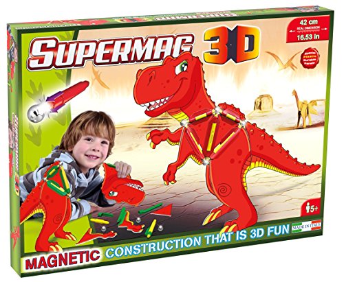 Plastwood 0608 - Supermag 3D T-Rex, Konstruktionsspielzeug, bunt von Plastwood