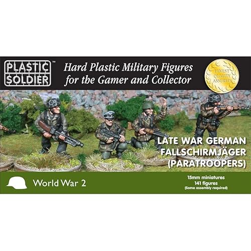 Late War German Fallschirmjager 15mm by Plastic Soldier Company Late War German Fallschirmjager 15mm by Plastic Soldier Company von Plastic Soldier