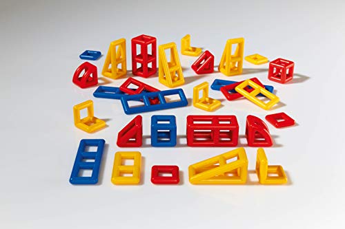 Plasticant Mobilo 116 116-Complementary Pack 28 Geometric Parts 116-Geometric Pieces, Red, Blue, Yellow von ToyCentre