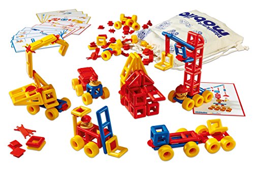 Plasticant Mobilo Konstruktions-Set I, 192 Teile - Kreatives Konstruktionsspielzeug made in Germany - bauen, spielen, lernen für Kinder 3 - 8 Jahre von ToyCentre