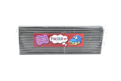 Plasticine 400g, Dunkeloliv #26, Modelliermasse für Animatoren und Modellbauer, leicht zu Formen, ideal für Skulpturen, Modelle und Stop-Motion von Plasticine