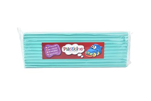 Plasticine 400g, Jade #88, Modelliermasse für Animatoren und Modellbauer, leicht zu Formen, ideal für Skulpturen, Modelle und Stop-Motion von Plasticine
