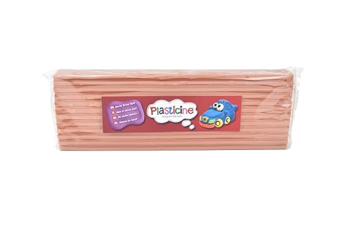 Plasticine 400g, Kupfer #43, Modelliermasse für Animatoren und Modellbauer, leicht zu Formen, ideal für Skulpturen, Modelle und Stop-Motion von Plasticine