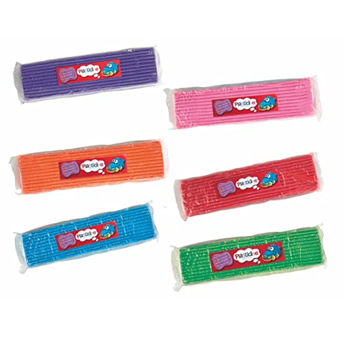 Plasticine PLT01000 1 Colour Slab 150 gm, zufällige Farbauswahl, mehrfarbig Plasticine PLT01000 1 Colour Slab 150 gm, zufällige Farbauswahl, mehrfarbig von Plasticine