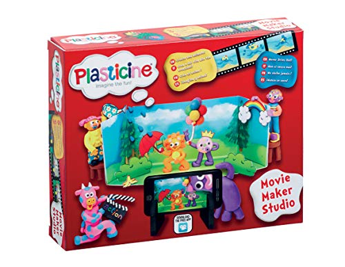 Plasticine Movie Maker Studio – Erstelle, Pose und Animiere Figuren mit kostenloser App, Mehrfarbig und Nicht austrocknend für endlosen Spaß, Einfache Steckteile, Perfekt für Kinder ab 5 Jahren Plasticine Movie Maker Studio – Erstelle, Pose und Animiere Figuren mit kostenloser App, Mehrfarbig und Nicht austrocknend für endlosen Spaß, Einfache Steckteile, Perfekt für Kinder ab 5 Jahren von Plasticine