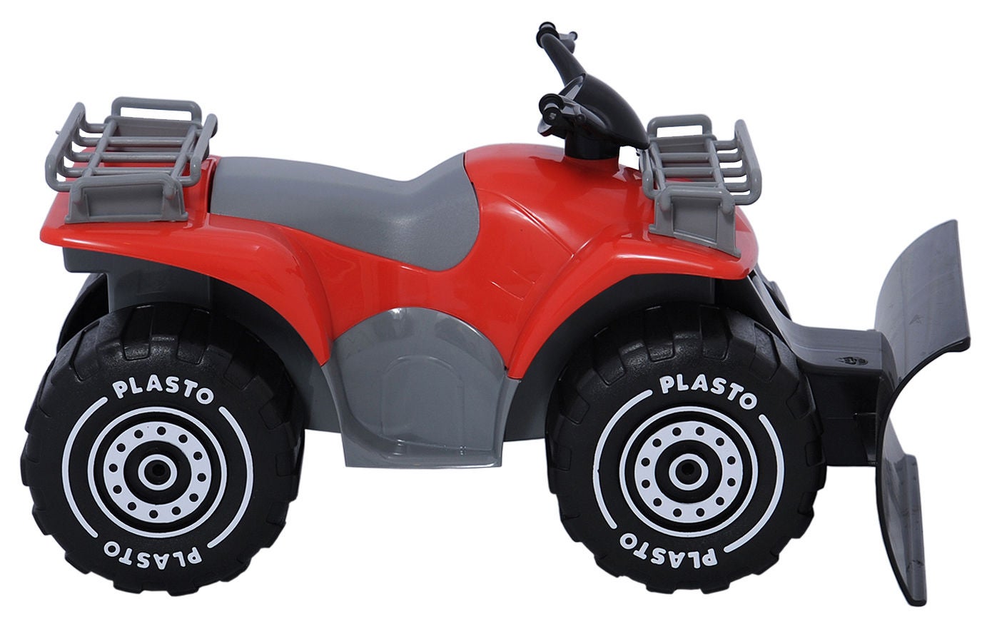 Plasto Quad mit Pflug, Rot von Plasto