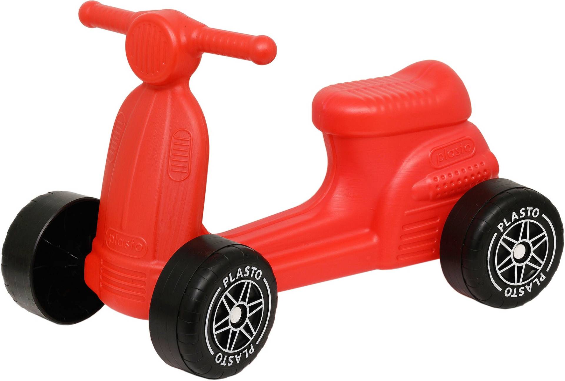 Plasto Roller mit leisen Rädern 50 cm, Rot von Plasto