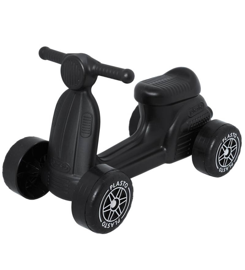 Plasto Scooter mit leisen Rädern - Schwarz - Plasto - One Size - Laufräder Plasto Scooter mit leisen Rädern - Schwarz - Plasto - One Size - Laufräder von Plasto