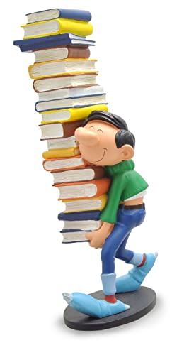 Plastoy SAS 300 - Gaston Lagaffe: Figur Gaston mit Bücherstapel von Plastoy