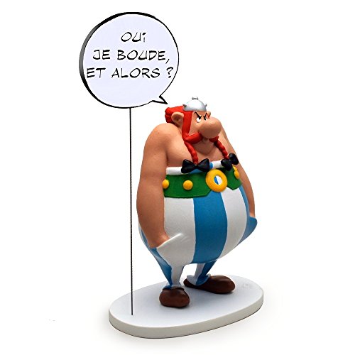 Plastoy SAS PLA00361 Obelix mit Sprechblase: OUI JE BOUDE ET ALORS (2. Edition) von Plastoy