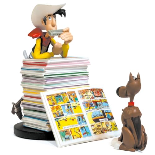 Plastoy SAS PLA00391 - Lucky Luke und Rantanplan Bücherstapel von Plastoy SAS