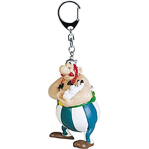 Plastoy SAS 60402 - Obelix mit Idefix - Schlüsselanhänger von Plastoy