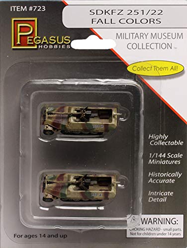 Pegasus PG0723 Fahrzeug-1/144 SdKFZ 251/22, farbig, Fertigmodell, 2 Stück Pegasus PG0723 Fahrzeug-1/144 SdKFZ 251/22, farbig, Fertigmodell, 2 Stück von Platz