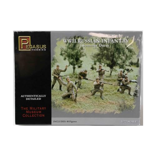 Pegasus PG7268-1/72 WW II: Russische Infanterie, Sommer Plastikmodellbausatz von Platz