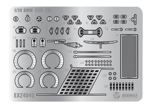 Plates/Beemax 1/24 BMW 320i E36 1996 BTCC Browns Hatch Winner Detail Up Part Kunststoff Modellteil EX24045 Plates/Beemax 1/24 BMW 320i E36 1996 BTCC Browns Hatch Winner Detail Up Part Kunststoff Modellteil EX24045 von Platz