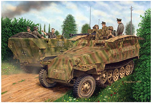 Platz Dragon 7605 Sd.Kfz.251/7 AUSF.D Pionierpanzerwagen - Militärfahrzeug, Gepanzertes Kampffahrzeug, für Kinder, Militärfans und Bastler Platz Dragon 7605 Sd.Kfz.251/7 AUSF.D Pionierpanzerwagen - Militärfahrzeug, Gepanzertes Kampffahrzeug, für Kinder, Militärfans und Bastler von Platz