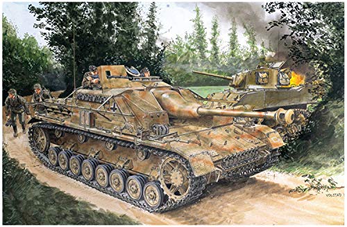 Platz Dragon Models DR6615 Modellbausatz Kriegsfahrzeug aus Kunststoff zur Montage, Stug.Iv Early Production (2 in 1), Maßstab 1:35 von Platz