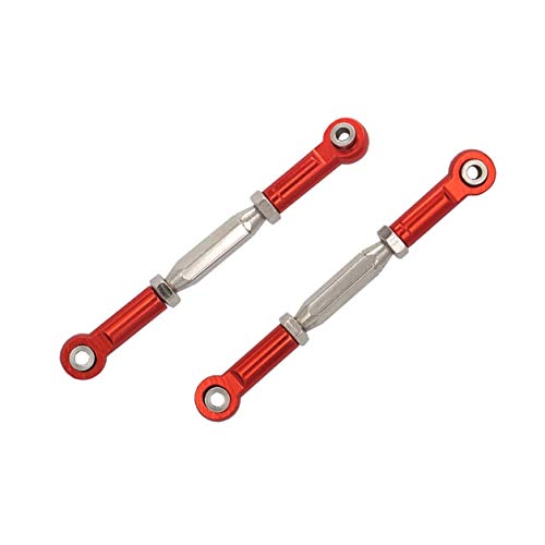Plawee 2 STK. Metallverstellbare LenkgestäNge-Servoverbindungs-Zugstange für Slash 5807 HQ727 1/10 RC Car Upgraded Parts, 1 von Plawee
