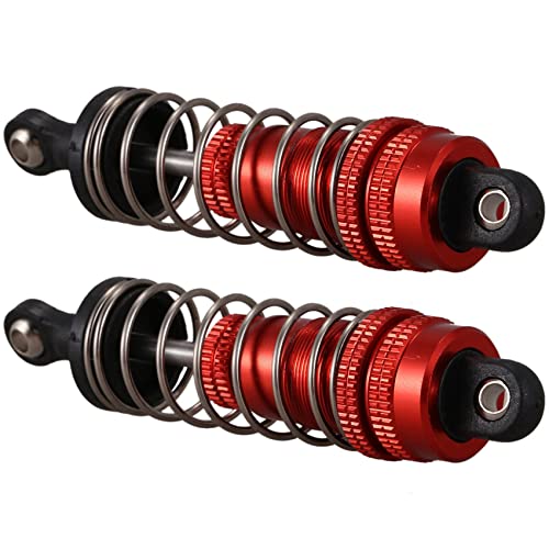 Plawee 2 Teiliges ZubehöR für Metall Stoß DäMpfer DäMpfer für 144001 1/14 4WD RC Drift Renn Wagen Teile, Rot Plawee 2 Teiliges ZubehöR für Metall Stoß DäMpfer DäMpfer für 144001 1/14 4WD RC Drift Renn Wagen Teile, Rot von Plawee