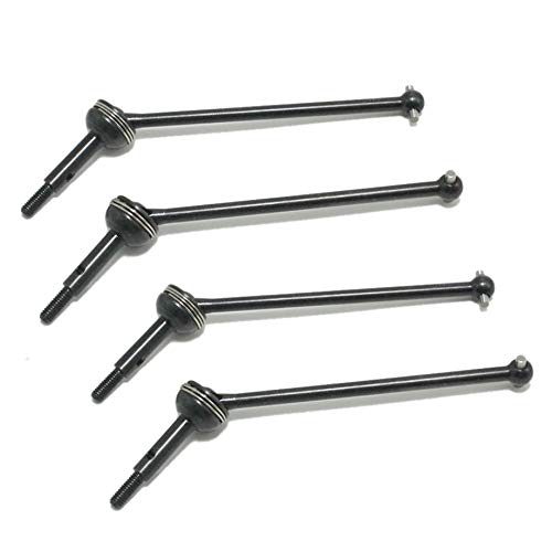 Plawee 4Pcs Stahl Vorne Hinten Universal CVD Antriebswelle für 144001 124018 124019 RC Car Upgrade Teile ZubehöR Plawee 4Pcs Stahl Vorne Hinten Universal CVD Antriebswelle für 144001 124018 124019 RC Car Upgrade Teile ZubehöR von Plawee
