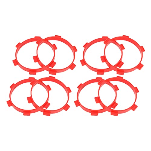 Plawee 8 Stuecke Gummi Reifen KlebebäNder Durchmesser 85mm für RC Teile 1/8 1/10 Short Course Truck Zubehör Werkzeuge Rot Plawee 8 Stuecke Gummi Reifen KlebebäNder Durchmesser 85mm für RC Teile 1/8 1/10 Short Course Truck Zubehör Werkzeuge Rot von Plawee