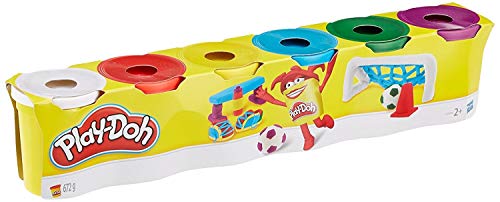 Hasbro Play-Doh C3898EU4 6er Pack Knete Grundfarben, Knete von Play-Doh