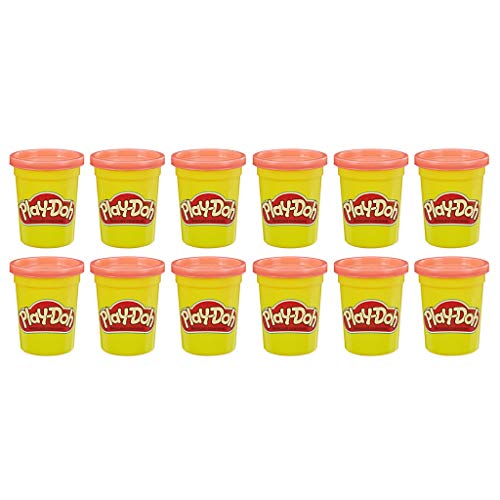 Play-Doh 12er-Pack mit rote Spielknete, 112g-Dosen in recycelbarer Verpackung, optimal für Schulen und Kindergärten, ab 2 Jahren von Play-Doh