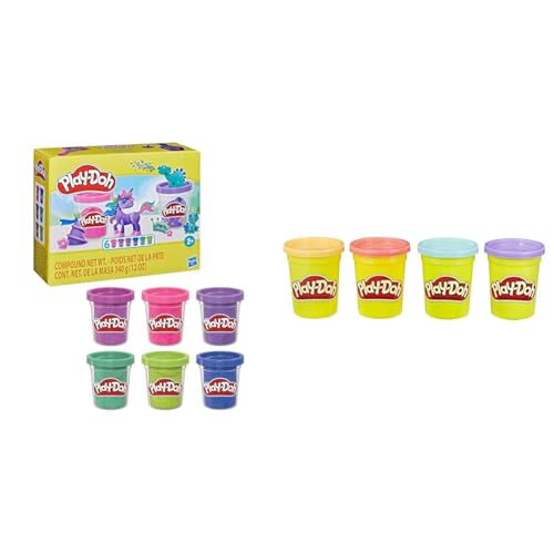 Play-Doh 6er-Pack Funkelknete, zum Kneten und Spielen für Kinder & erPack Sweet, tolle Farben für Kinder ab 2 Jahren, 112gDosen Play-Doh 6er-Pack Funkelknete, zum Kneten und Spielen für Kinder & erPack Sweet, tolle Farben für Kinder ab 2 Jahren, 112gDosen von Play-Doh