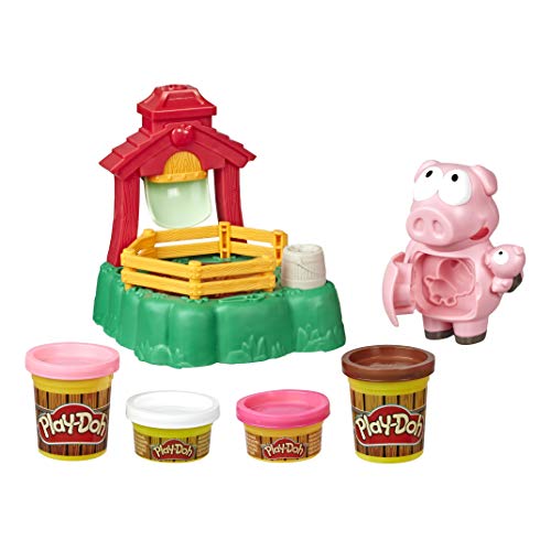 Play-Doh Animal Crew Pigsley Kleine Schweinchen Spielset, Knete für fantasievolles und kreatives Spielen von Play-Doh