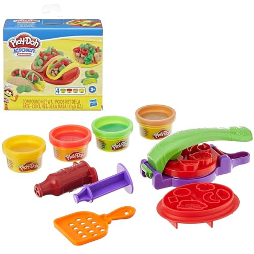 Play-Doh Auswahl Spielset mit Knete Kitchen Creations | Hasbro E6686, Kitchen:Tacos & Tortillas von Play-Doh